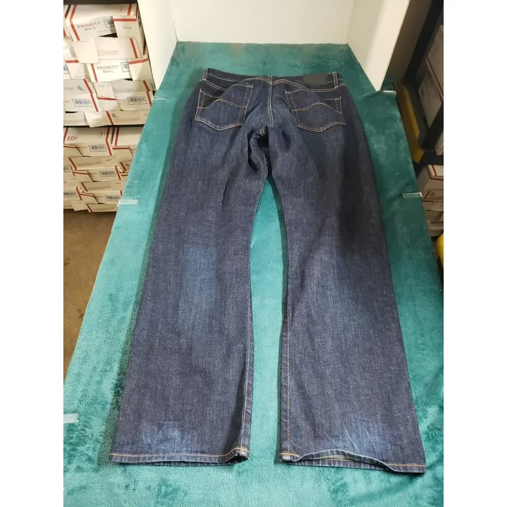 Lucky Brand Jeans Size 34x32 Mens Blue Pants Stretch Denim 181 Relaxed Straight